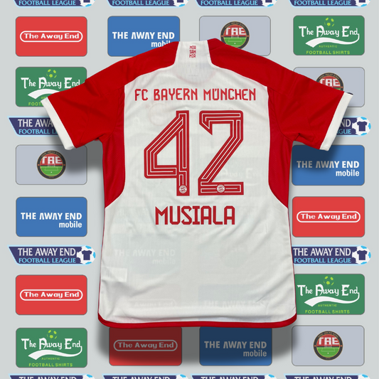 2023/24 Bayern Munich Home Shirt - Musiala #42 (L) Adidas