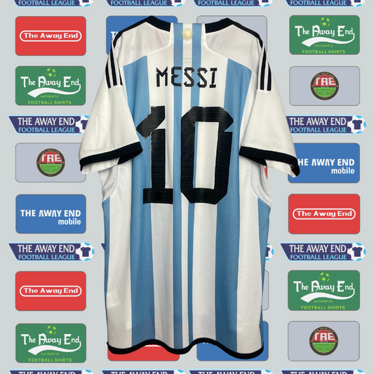 2022 Argentina Home Shirt World Cup Final - Messi #10 (XL) Adidas