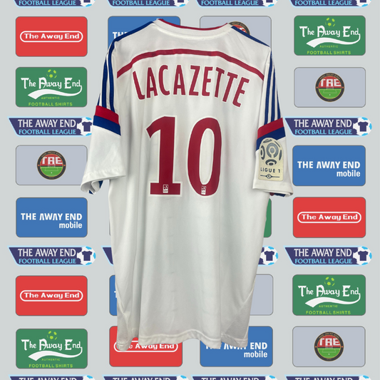 2014/15 Lyon Away Shirt - Lacazette #10 (L) Adidas