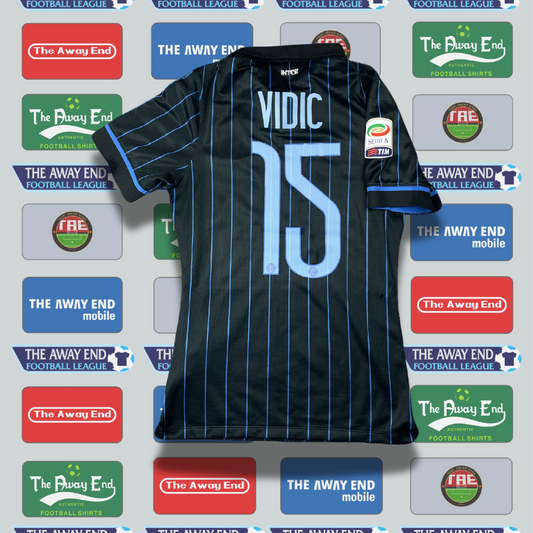 2014/15 Inter Milan Player Issue Home Shirt - Vidic #15 (S) Nike