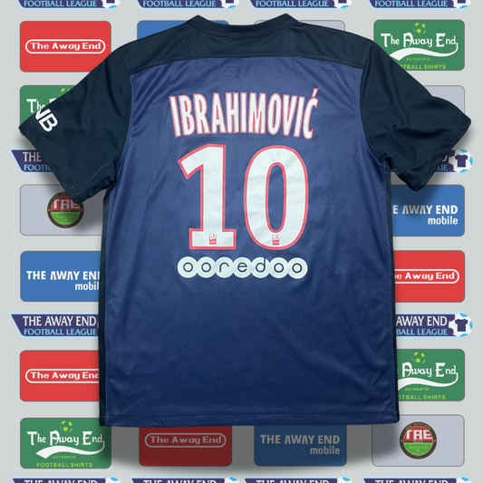 2015/16 PSG Home Shirt - Ibrahimovic #10 (L) Nike