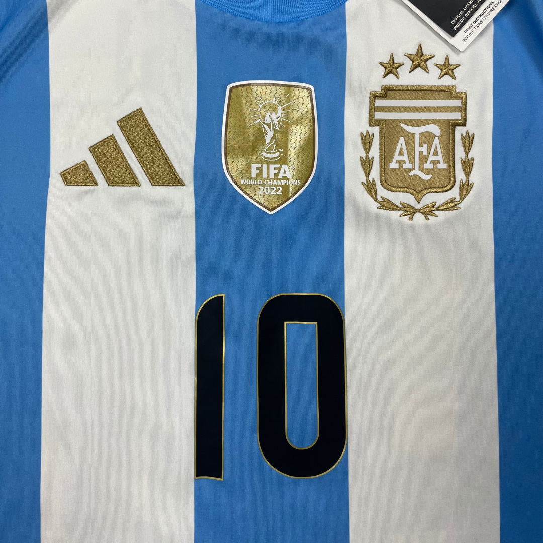 2024/25 Argentina Home Shirt - Messi (10) Adidas